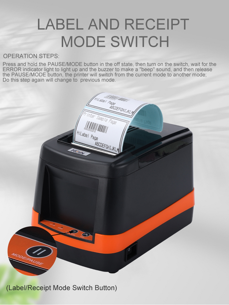 POS Printer HOIN 2-In-1 Receipt & Barcode - Image 4