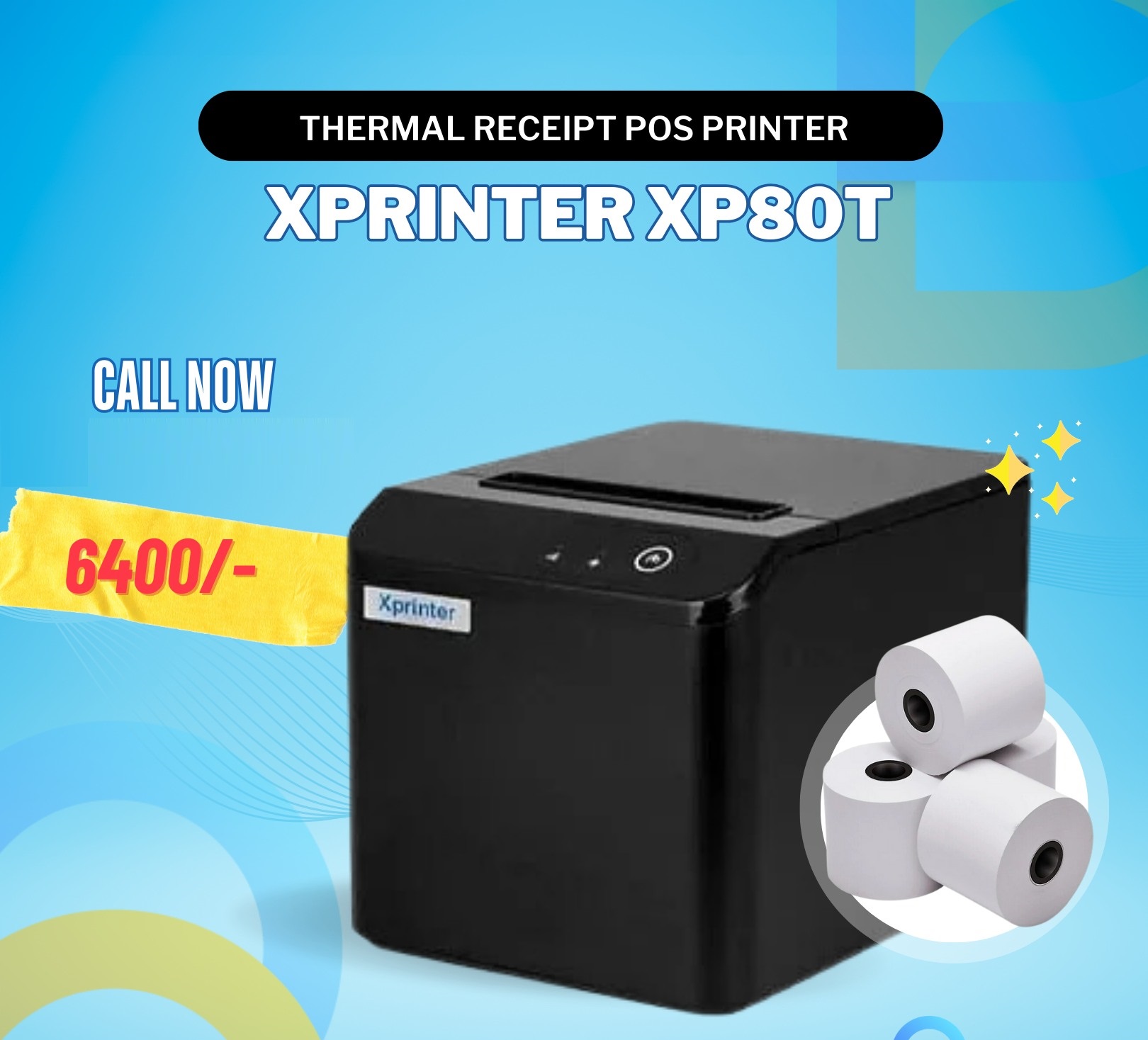 XPrinter XP-N160II Bluetooth POS Printer - Image 2