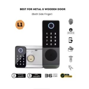 Tuya Smart Dual FingerPrint Door Lock (Water Proof)