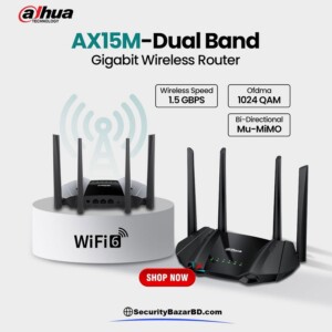 Dahua DH-AX15M AX1500 Wireless DualBand WiFi6 Router