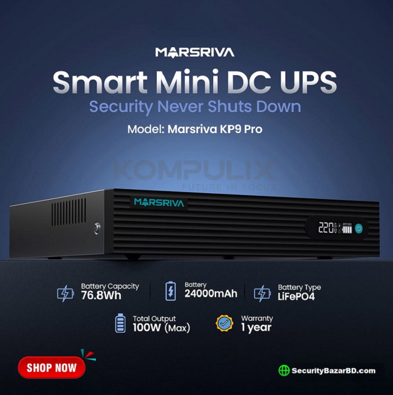 MARSRIVA KP9 Pro 24,000mAh Mini UPS