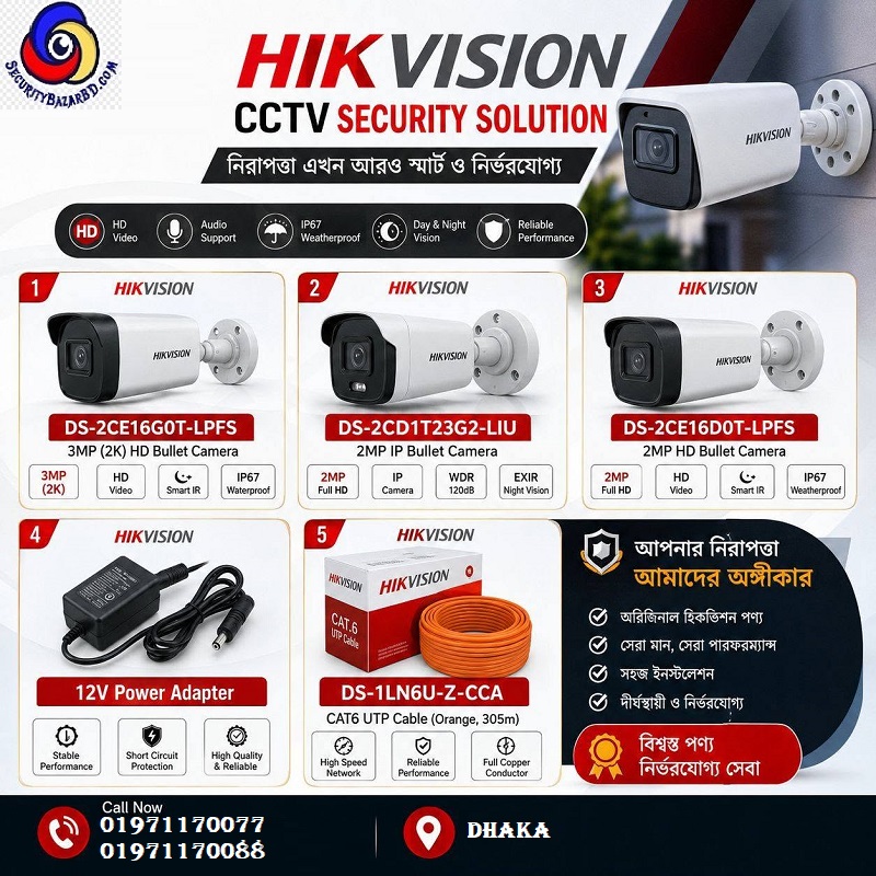 Hikvision CCTV Solutions 100% Original
